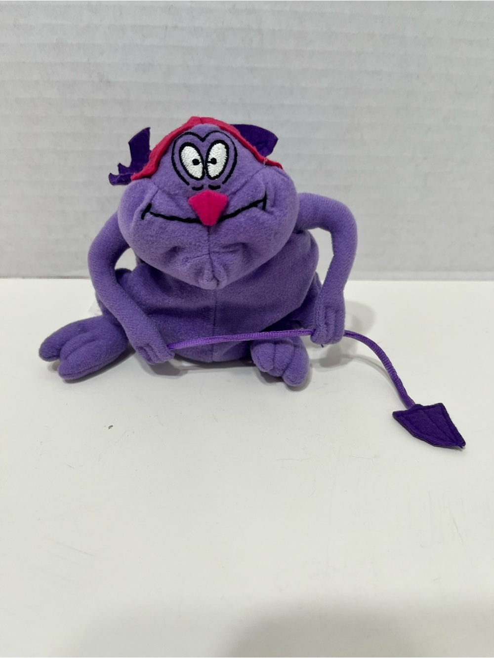 DISNEY vintage Pain mini bean bag plush from Hercules toy demon monster